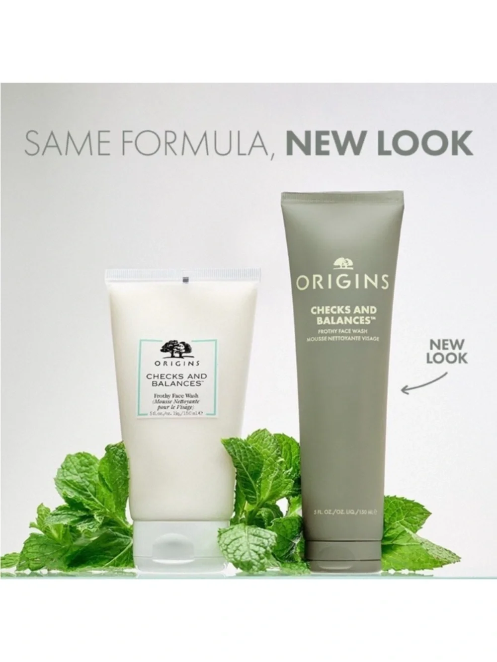 Origins Checks and Balances Frothy Face Wash 5 oz NEW! FULL SIZE!